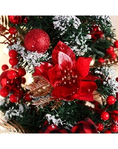 Искусственная ёлка настольная «. Праздничная», 20×58 см, ПВХ ветки отгибаются Зимнее волшебство