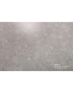 Водостойкий ламинат SPC 8000-8, подложка IXPE, 43 класс, 5.5 мм, цвет рибера марбл, 1.86 м² Profield