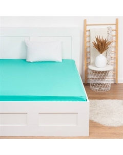 Простыня 150*220 см, цв. бирюзовый, 100% хлопок, бязь, 125 г/м² Этель