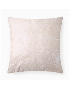 Подушка стёганная 50х70см, ПМ/57эк, овечья шерсть, ткань глосс-сатин, пэ100% Vesta