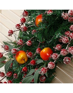 Искусственная ёлка настенная «. Уютная сказка», 64 см, ПВХ ветки отгибаются Зимнее волшебство