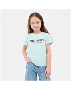 Футболка для девочки : Unicorn, голубая, размер 36, рост 134-140 см Kaftan