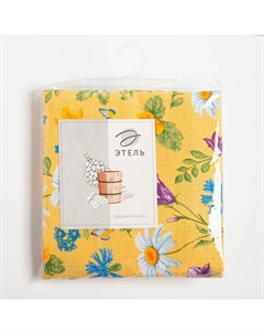 Простыня вафельная для бани «Русское поле», 145×180 см, хлопок 100% Этель