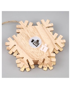 Ёлочная игрушка «Снеговик и олень», 15.5 см, 1 LED, от батареек, свечение тёплое белое Luazon lighting