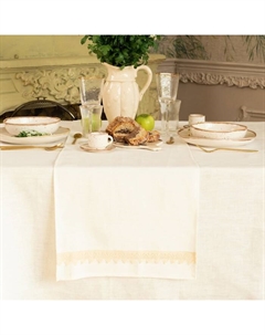 Дорожка на стол «» Kitchen linen, 40×176 см, лён 100%, 240 г/м², белая Этель