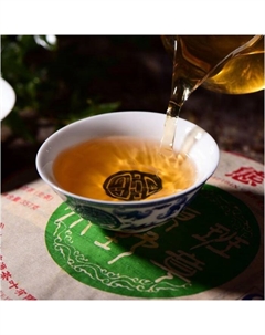 Чай зелёный китайский выдержанный «Шен Пуэр Shengtau qizibing», 2020 г, блин, 357 г Джекичай