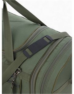 Сумка дорожная на молнии, с увеличением, 4 наружных кармана, длинный ремень, цвет хаки Lucky mark