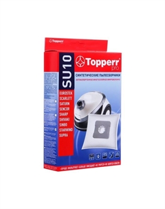 Пылесборник Topperr синтетический для пылесоса EUROSTEK, 4 шт +1 ф SU10