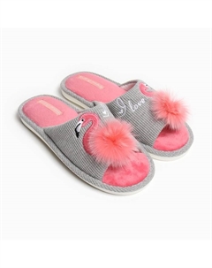 Тапочки женские открытые, размер 36/37 Smile of milady