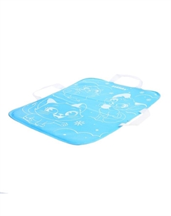Ледянка мягкая, детская «Котята», 54×40 см, голубая Zabiaka
