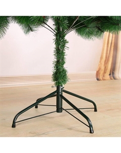 Искусственная ёлка с шишками «. Кедр зелёный», 210 см, d нижнего яруса 110 см, d иголок 10 см, 373 ветки отгибаются Зимнее волшебство