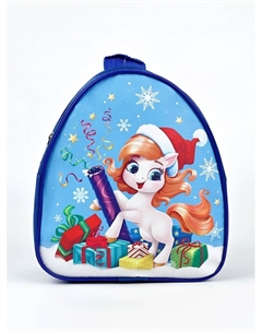 Рюкзак детский новогодний «Хлопушка» лошадь, 23×20.5 см Nazamok kids