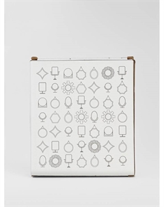 Зеркало настольное, с увеличением х2, двустороннее, 16.5×18 см, (d=12.5 см), прозрачное Qf