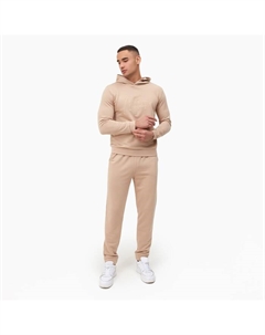 Костюм мужской (худи, брюки) «Motivated» цвет бежевый, размер 48 Minaku