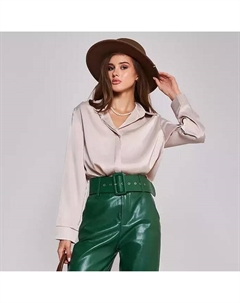 Блузка женская, цвет бежевый, размер ONE SIZE (42-46) Dommod