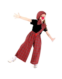 Костюм карнавальный «Клоун с бабочкой», красная клетка, рост 104-128 см Страна карнавалия