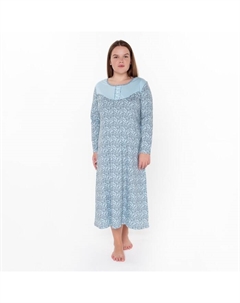 Ночная сорочка женская, цвет голубой, размер 58 Lovetex.store