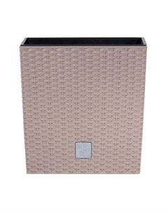 Кашпо RATO LOW, 2 предмета: внутренняя и наружная ёмкости, 37 и 64 л, цвет мокка Prosperplast