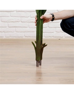 Дерево искусственное «Длинный лист», h=150 см, листья 36×22, 44×24, 53×26 см Poetry in flowers