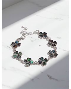 Браслет «Галиотис» клевер, длина 17 см + доп.цепочка 5 см Qf