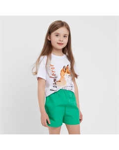 Шорты для девочки, зелёные, рост 128 см Minaku