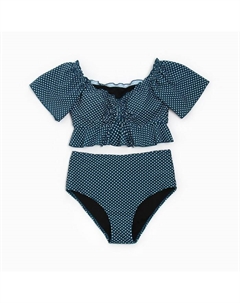 Купальник женский раздельный в горошек, размер 52 Minaku