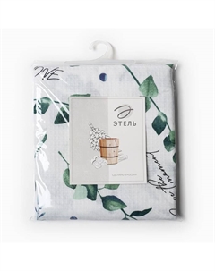 Простыня для бани «Эвкалипт» 150×180±5 см, 100% хлопок, вафельное полотно, 160 г/м² Этель