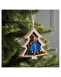 Подвеска световая «Девочка с игрушками», 11×12 см, от батареек LR41×3, свечение тёплое белое Luazon lighting