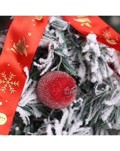 Искусственная ёлка настольная «. Фестивальная, в горшочке», 22 см, ПВХ ветки отгибаются Зимнее волшебство