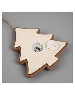 Подвеска световая «Зайка и белка», 11×12 см, от батареек LR41×3, свечение тёплое белое Luazon lighting