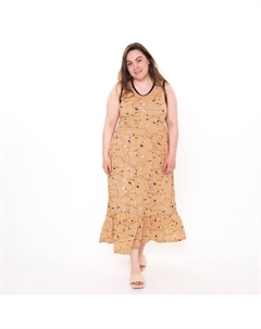 Сарафан женский, цвет оранжевый, размер 48 Ohana market