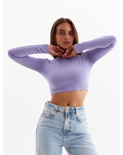 Лонгслив женский : Casual Collection, сиреневый, размер 46 Minaku