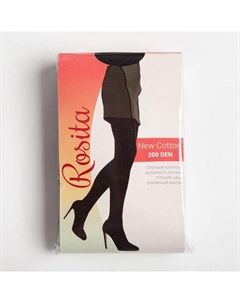 Колготки теплые женские ROSITA 200 ден, чёрные, размер 3 Rosita