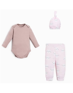 Комплект: боди, шапочка и брюки «Киса», рост 68-74 см Крошка я