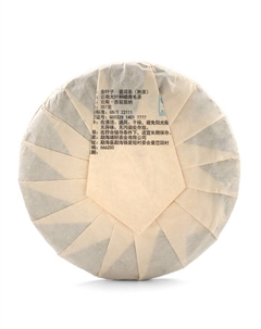 Чай китайский «Шу Пуэр Золотой», Мэнхай, 2018 г, блин, 357 г Джекичай