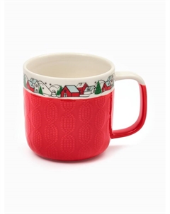 Кружка керамическая «Новогодняя деревушка», 350 мл, ручная работа Дорого внимание