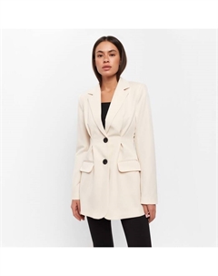 Пиджак женский с защипами, размер 42, молочный Mist