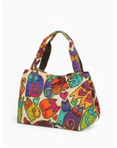 Сумка дорожная на молнии, разноцветная Lucky mark