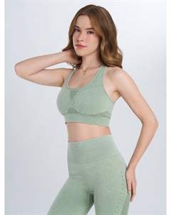 Топ бра спортивный, Зеленый Sensana