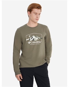 Лонгслив мужской Csc Seasonal Logo Ls Tee, Зеленый Columbia