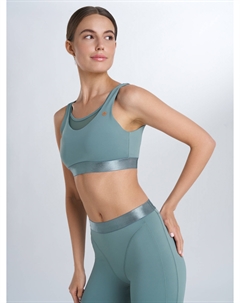Топ бра спортивный, Зеленый Sensana