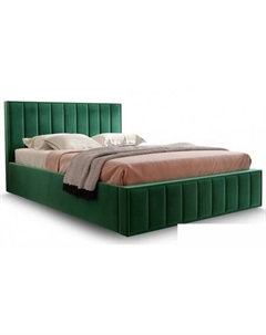 Кровать Вена Стандарт 180x200 без основания (мора зеленый) Мебельград