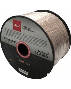 Кабель KP100-1002 (100 м, прозрачный) Acv