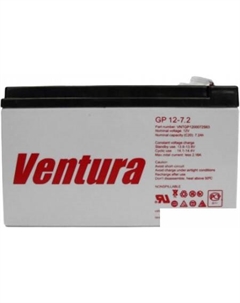 Аккумулятор для ИБП GP 12-7.2 (12 В/7.2 А·ч) Ventura