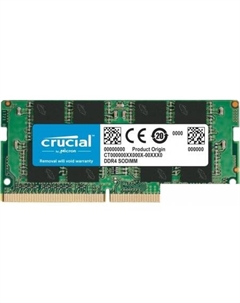 Оперативная память 16ГБ DDR4 SODIMM 3200 МГц CT16G4SFS832A Crucial