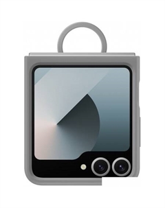 Чехол для телефона Silicone Case Galaxy Z Flip6 (серый) Samsung