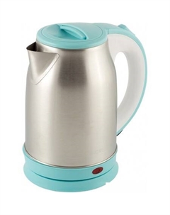 Электрический чайник E-202 (стальной/белый/бирюзовый) Energy