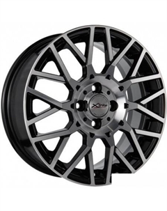 X-125 16x6.5" 4x100мм DIA 54.1мм ET 48мм BK/FP X'trike