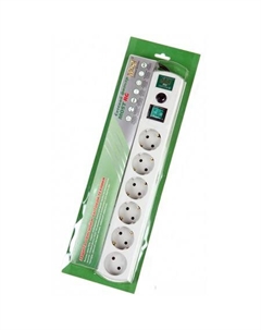 Сетевой фильтр RG-6 (10м, 6 розеток, белый) Most