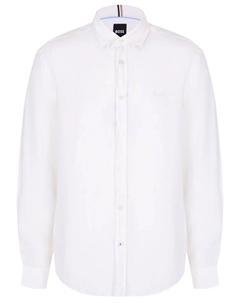 Рубашка Regular Fit льняная Boss